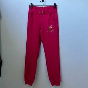 Louis Vuitton hot pink joggers